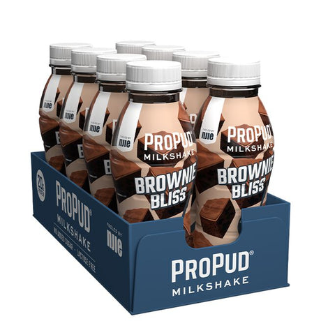 8 x ProPud Protein Milkshake, 330 ml, Brownie Bliss - MyStuff.no