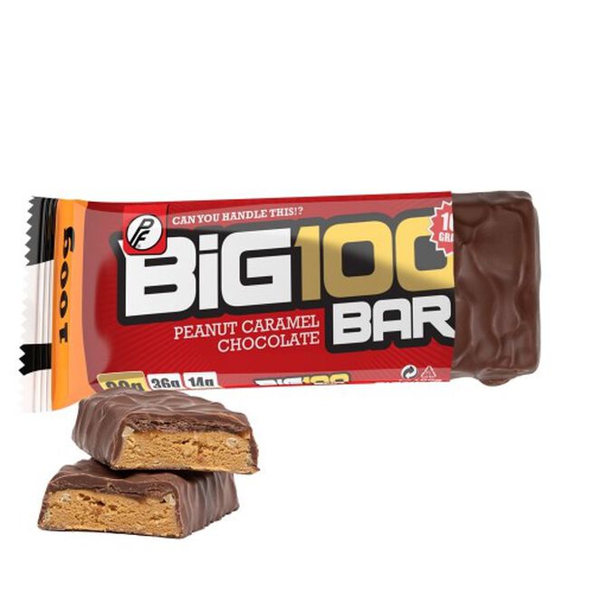 Big 100 Protein Bar,100g, Peanött Karamell Sjokolade - MyStuff.no