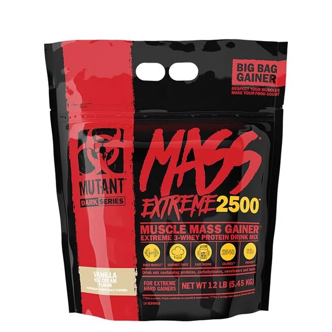 Mutant Mass Extreme 2500, 5,45 kg, Vanilla Ice Cream - MyStuff.no