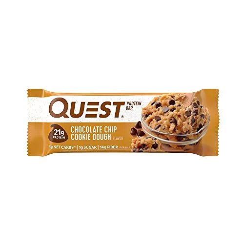 Quest Protein Bar, 60g - Smak: Choc. Chip. Cookie Dough - MyStuff.no