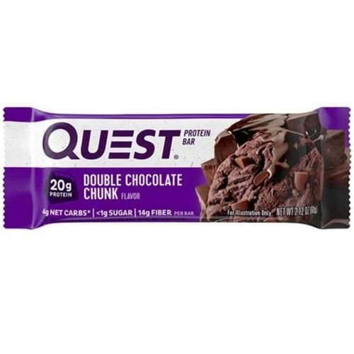 Quest Protein Bar, 60g - Smak: Double Choc Chunk - MyStuff.no