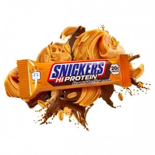 Snickers HiProtein Bar, 55g, Peanut Butter - MyStuff.no