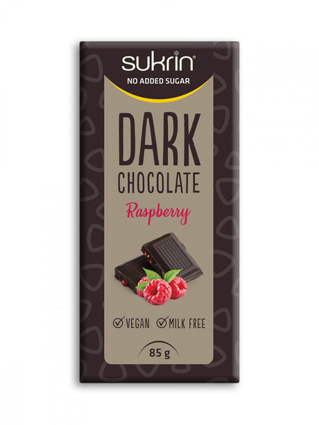 Sukrin Dark Chocolate Raspberry, 85 g - MyStuff.no