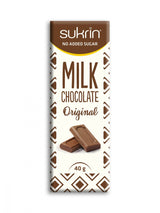 Sukrin Melkesjokolade uten sukker, 40g - MyStuff.no