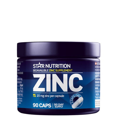 Zinc, 25 mg, 100 kapsler - MyStuff.no